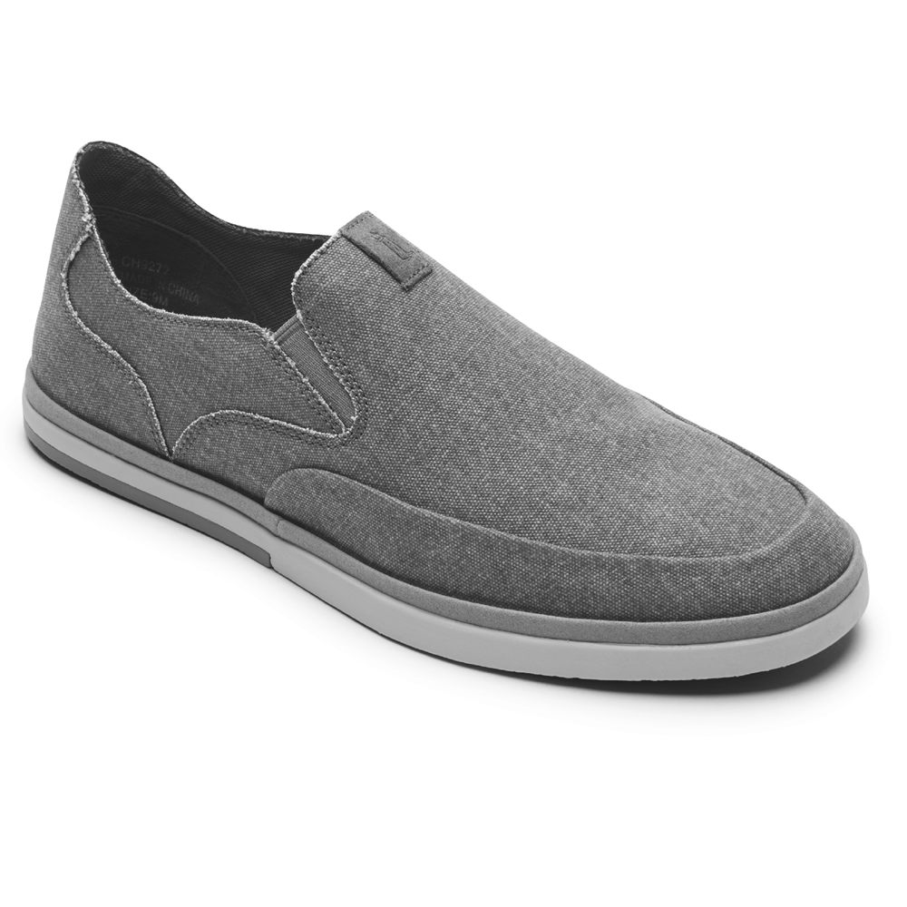 Sapato Vela Rockport Homem Cinzentas - Austyn - 70984DSKV